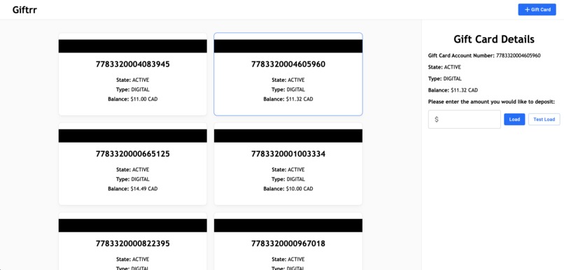 Giftrr – screenshot 1