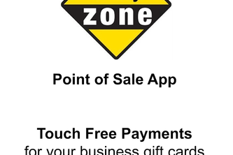 iPayZone Touch Free payments for your Square gift cards