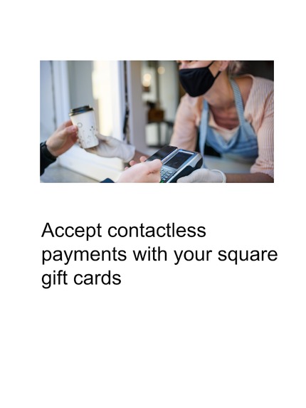 iPayZone Touch Free payments for your Square gift cards – screenshot 3