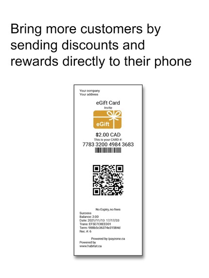iPayZone Touch Free payments for your Square gift cards – screenshot 5