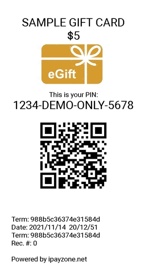 iPayZone Touch Free payments for your Square gift cards – screenshot 12