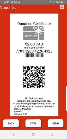 TapandGive Donations – screenshot 11