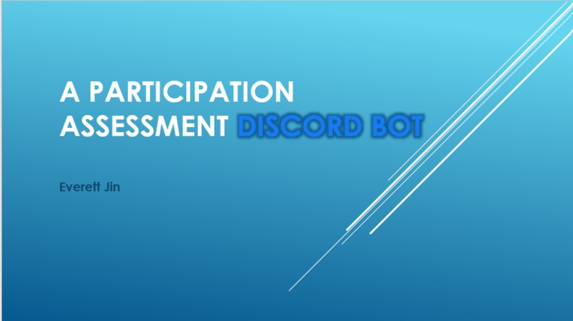 Participation Assessment Discord Bot – screenshot 1