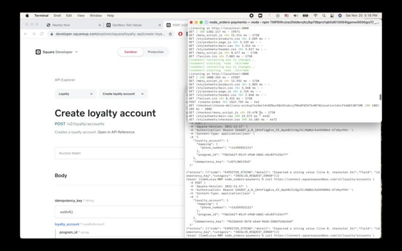 Nearby Now Square API – screenshot 10