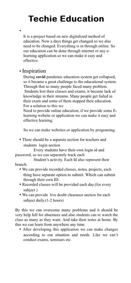 Techie Education – screenshot 1