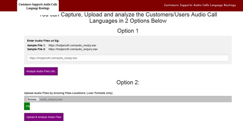 Customers Supports Audio Calls Language Routings – screenshot 1