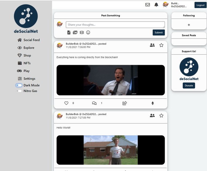 deSocialNet / Breakin: The Game – screenshot 2