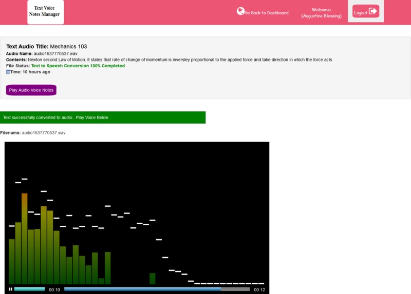 Text Voice Notes Manager – screenshot 3