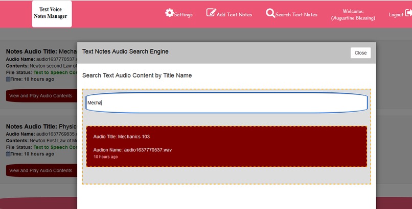 Text Voice Notes Manager – screenshot 5