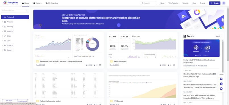 Footprint Analytics – screenshot 1