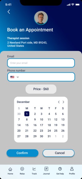 PanicNoter mobile application  – screenshot 5