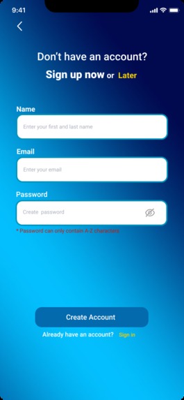 PanicNoter mobile application  – screenshot 11