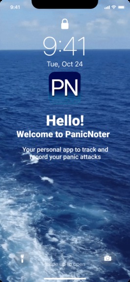 PanicNoter mobile application  – screenshot 34