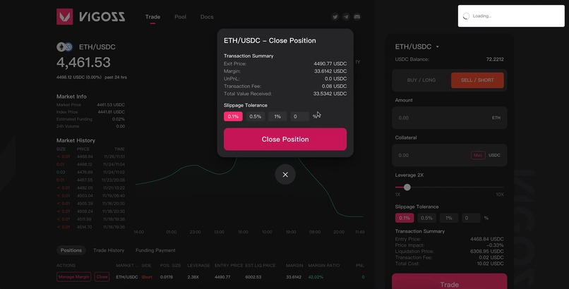 Vigoss Protocol – screenshot 3