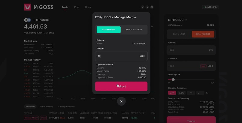 Vigoss Protocol – screenshot 2