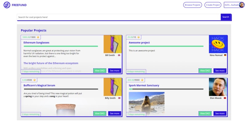 FreeFund – screenshot 3