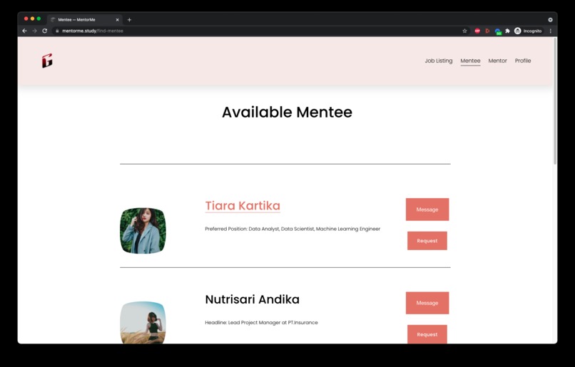 MentorMe – screenshot 6