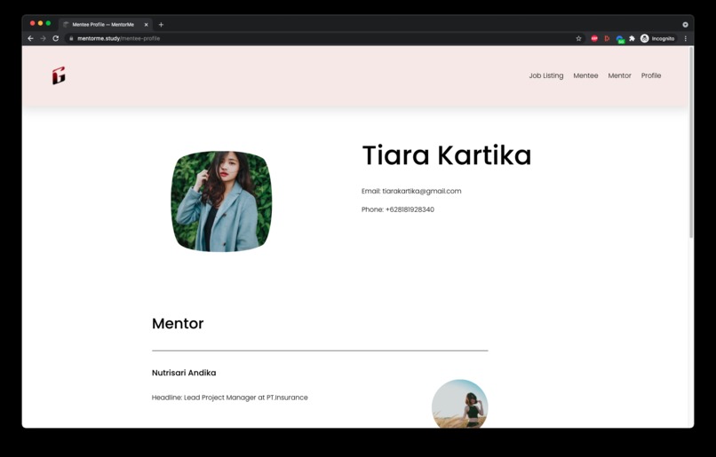 MentorMe – screenshot 5