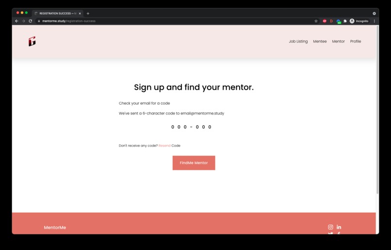 MentorMe – screenshot 3