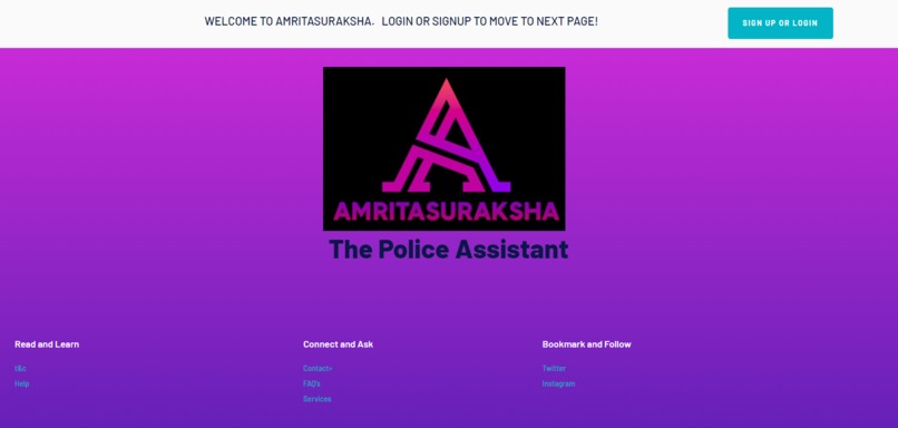 AmritaSuraksha, The police Assistant – screenshot 1