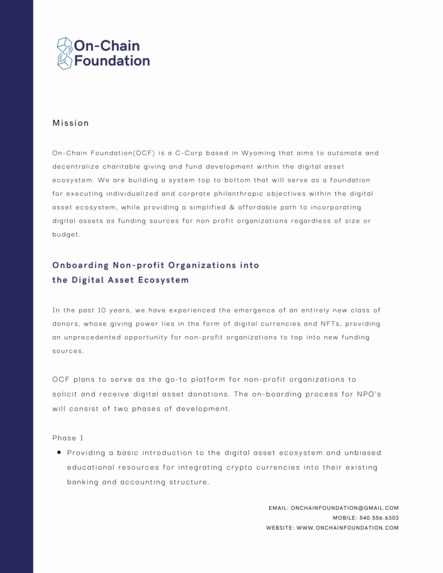 OnChain Foundation  – screenshot 2