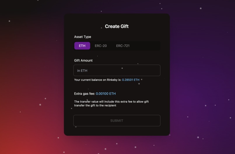 Cryptogifts – screenshot 2