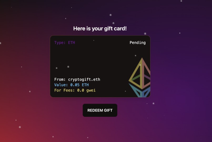 Cryptogifts – screenshot 5