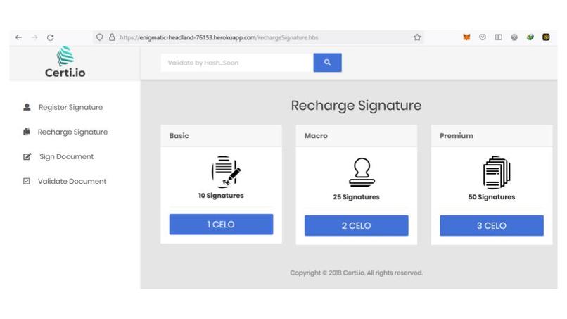 Certi.io – screenshot 2
