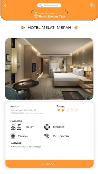 Skraa'door Hotel Application – screenshot 5