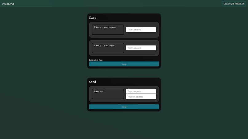 SwapSend – screenshot 1