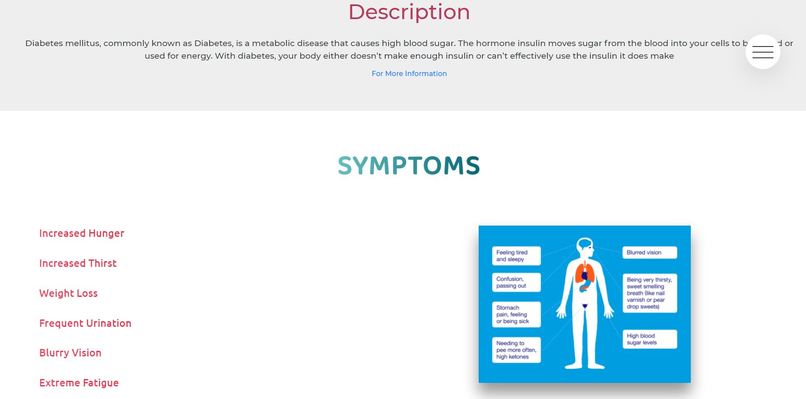 Healthcare Web Portal for multiple disease diagnostic – screenshot 4