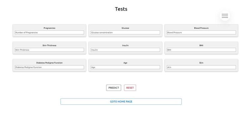 Healthcare Web Portal for multiple disease diagnostic – screenshot 6