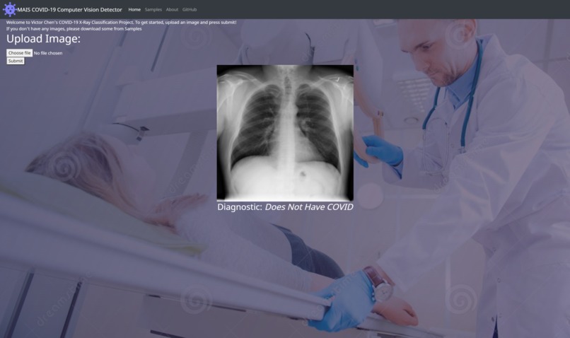 COVID 19 X-Ray Detector – screenshot 2