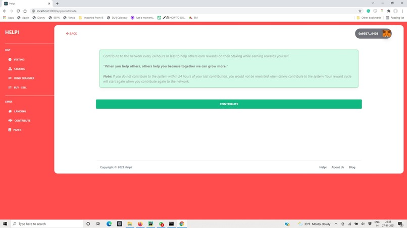 Helpi DeFi – screenshot 10