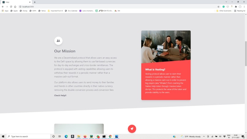 Helpi DeFi – screenshot 2