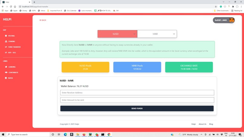 Helpi DeFi – screenshot 7