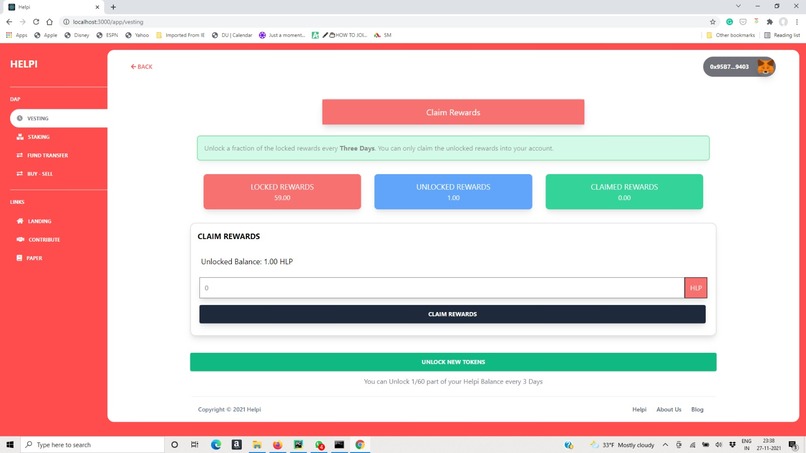 Helpi DeFi – screenshot 8