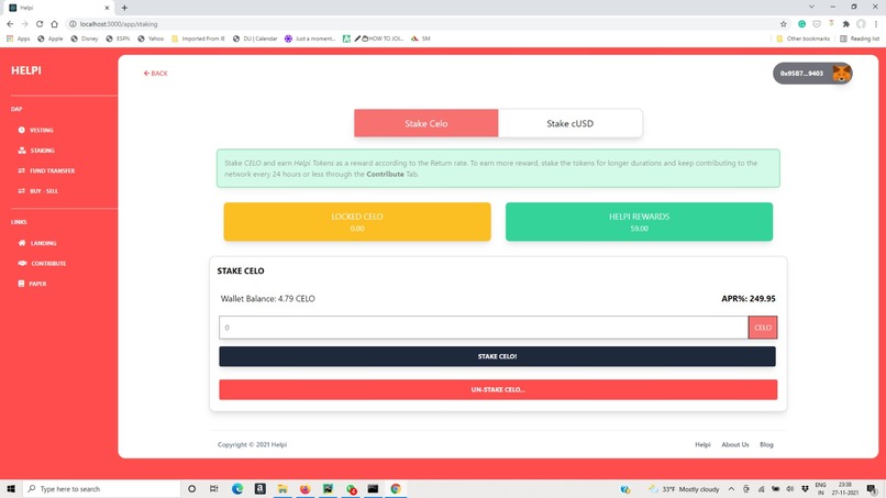 Helpi DeFi – screenshot 6