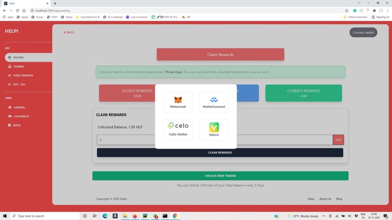 Helpi DeFi – screenshot 5
