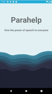 Parahelp: gives the power of speech to everyone – screenshot 1