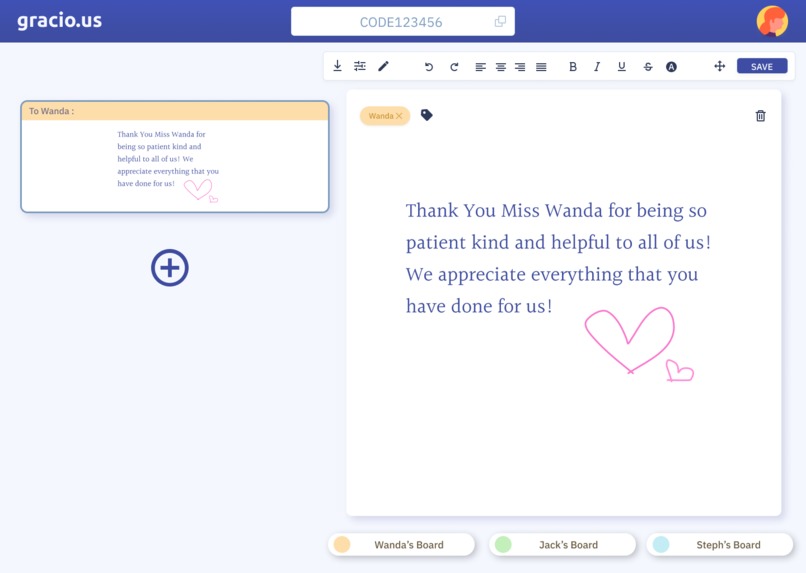 gracio.us – screenshot 4