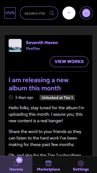 Haven Protocol – screenshot 1
