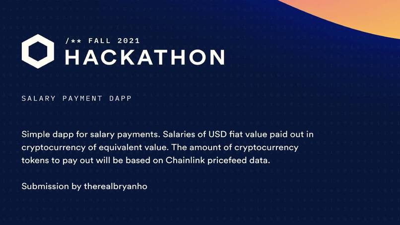 Salary Payment Dapp – screenshot 1
