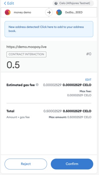 MooPay – screenshot 2