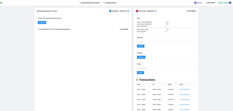 Crypto Recycling Machine – screenshot 5