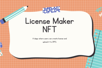 NFT license  genaretor