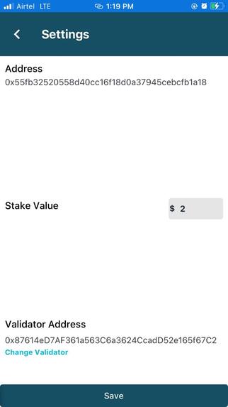 Celo Staker App – screenshot 10