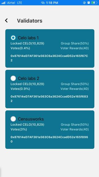 Celo Staker App – screenshot 24