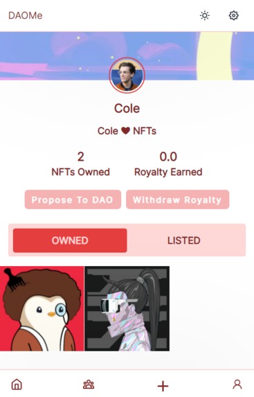 DAOMe – screenshot 1