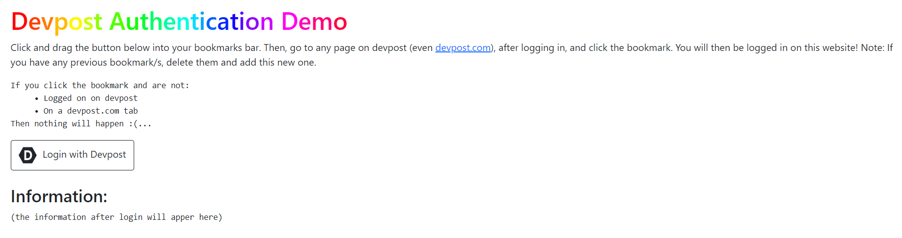 Devpost Oauth Devpost Devpost Oauth Devpost